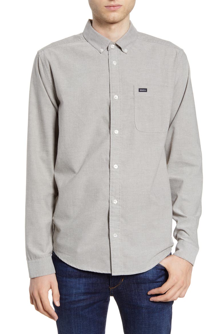 That'll Do Button-Down Shirt, Main, color, OLIVE