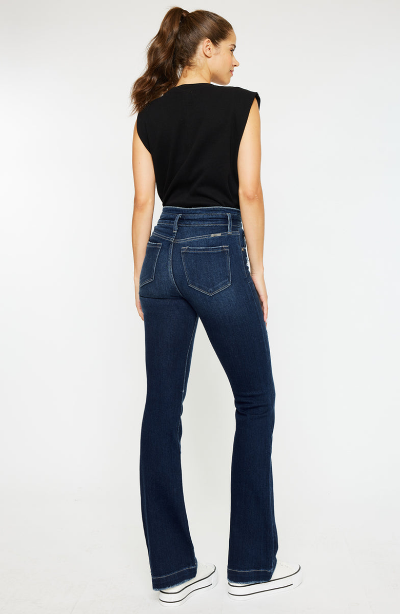 KanCan Akita High Rise Bootcut Stretch Jeans, Alternate, color, Dark Wash