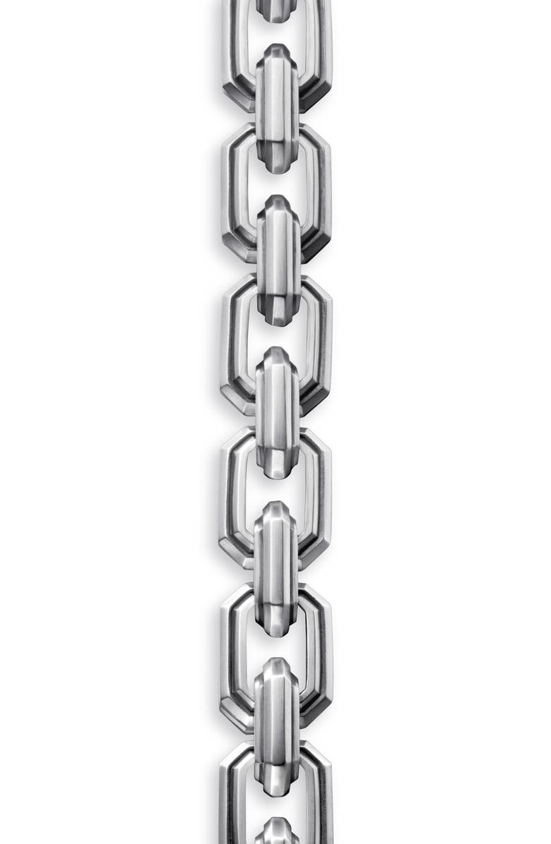 David Yurman Deco Link Bracelet in Sterling Silver, 11mm, Alternate, color, 