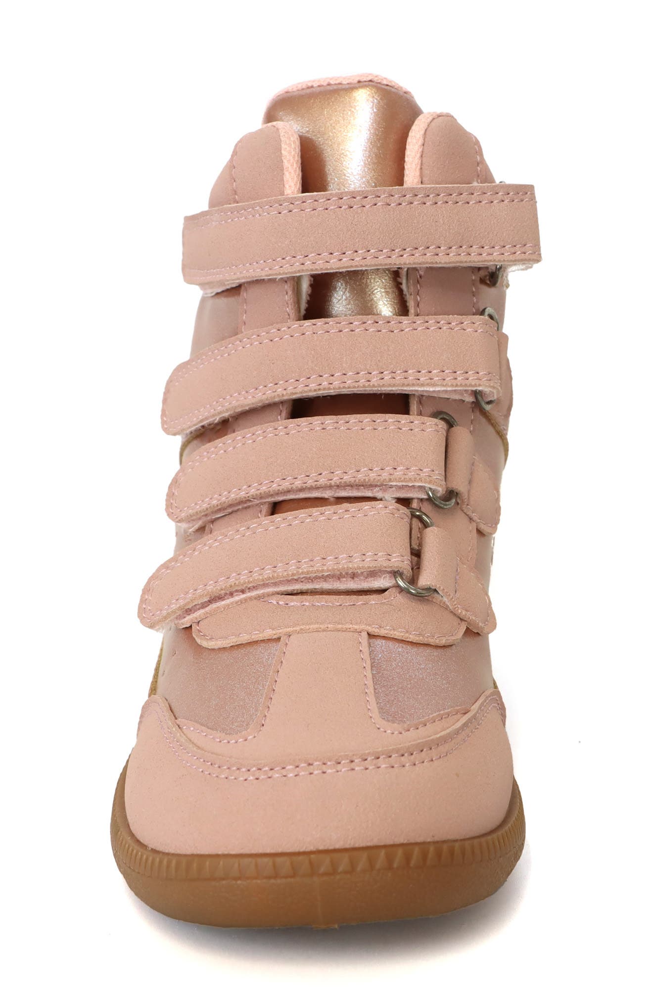 Kids' Slater Strappy Wedge Sneaker, Alternate, color, DUSTY PINK