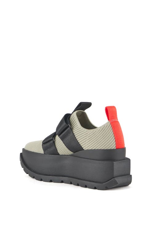 United Nude Roko Run Platform Sneaker In Sustained Grey