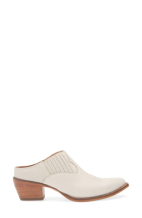 Frye Sacha Mule In White