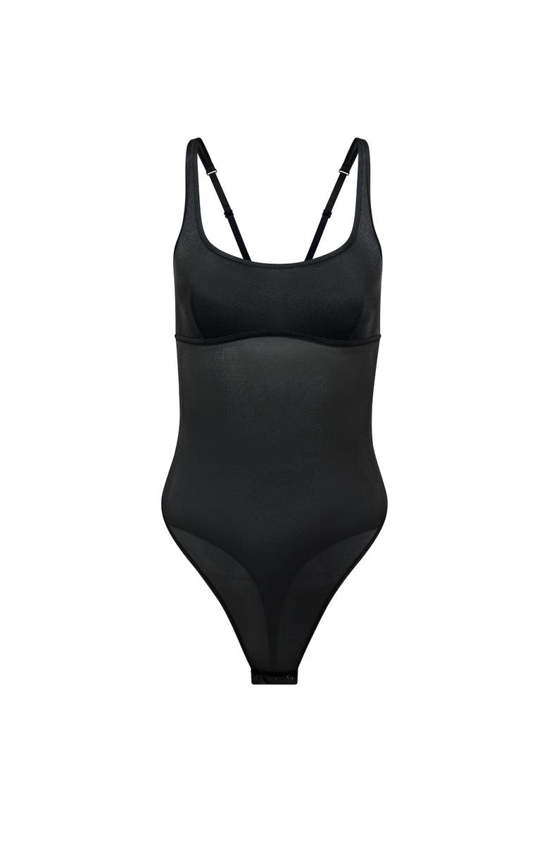 Adore Me Darby Bodysuit Lingerie, Alternate, color, Black