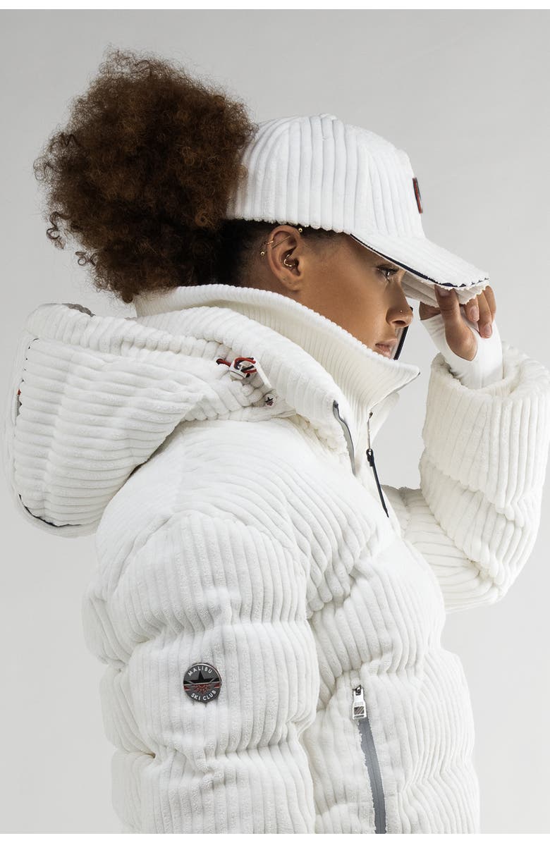 Malibu Ski Club Pistebasher Cap, Alternate, color, White