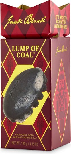 Lump of Coal Charcoal Body Bar Massaging Soap