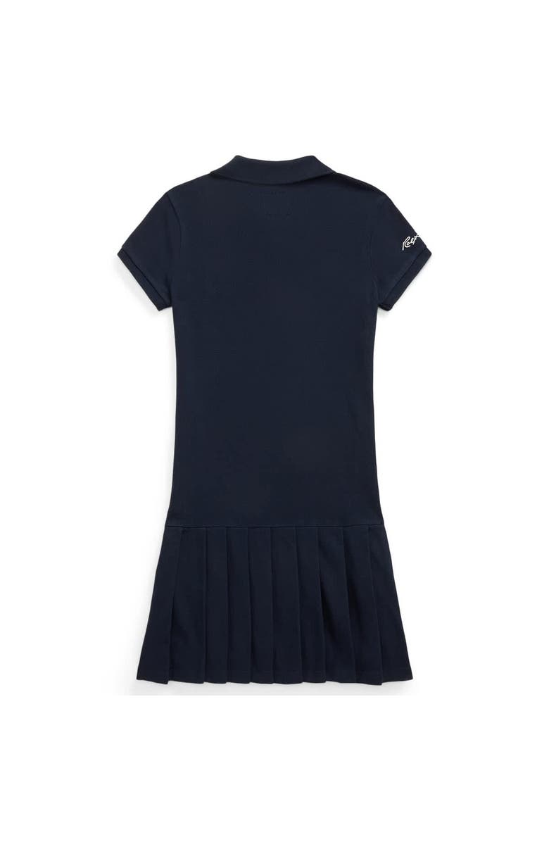 Polo Ralph Lauren Toddler Polo Ralph Lauren Navy Yankees Polo Dress, Alternate, color, 