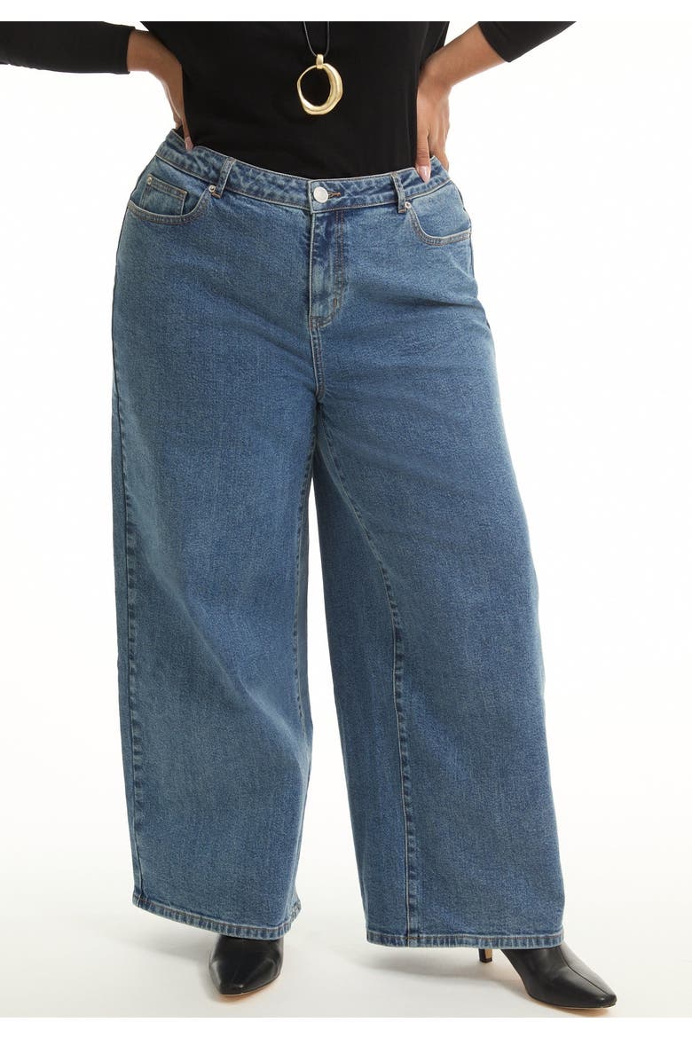 Curvie-Fit High-Rise Jeans, Alternate, color, VINTAGE MEDIUM WASH