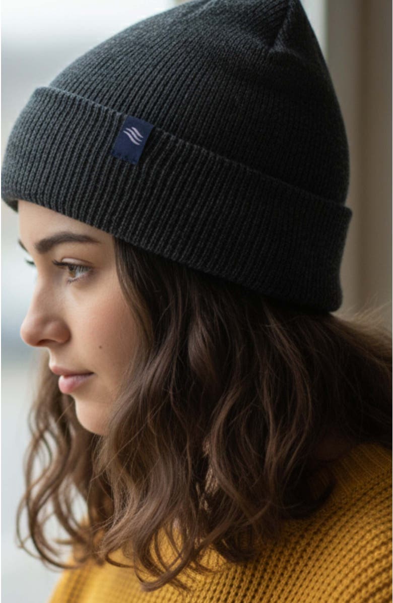 United By Blue The Softest Ultra cozy Yak Yarn Heathered Knit Beanie, Alternate, color, Light Heather Grey