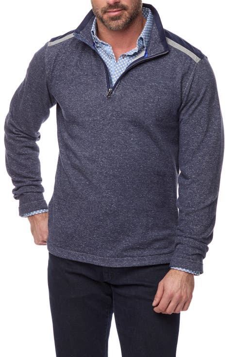 Rufino Quarter Zip Pullover Sweater