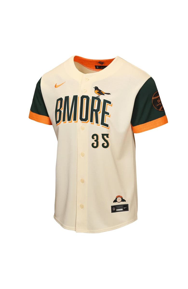 Nike Youth Nike Adley Rutschman Cream Baltimore Orioles 2026 City Connect Stadium Jersey, Alternate, color, Cream