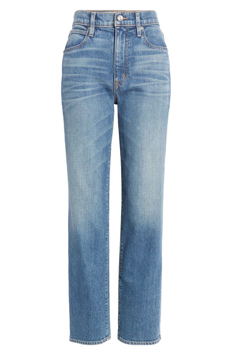 SLVRLAKE Sophie High Waist Straight Leg Jeans, Alternate, color, 