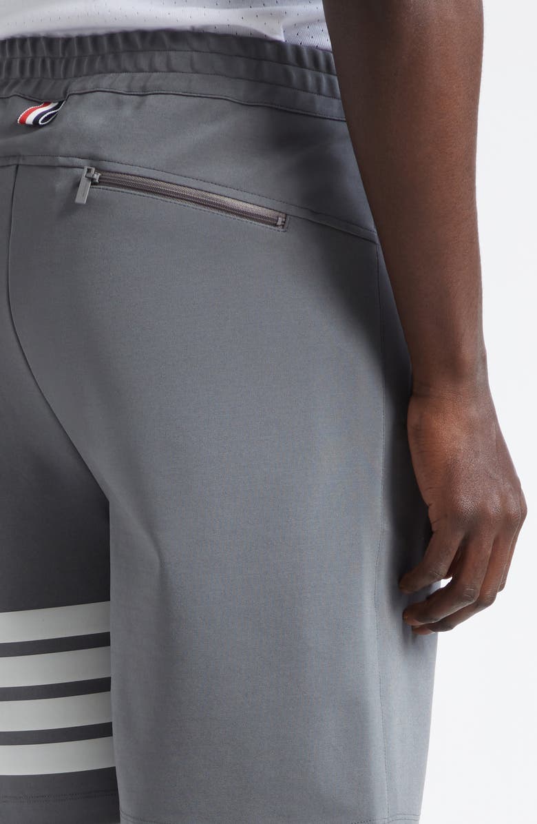 Thom Browne 4-Bar Tech Shorts, Alternate, color, Medium Grey