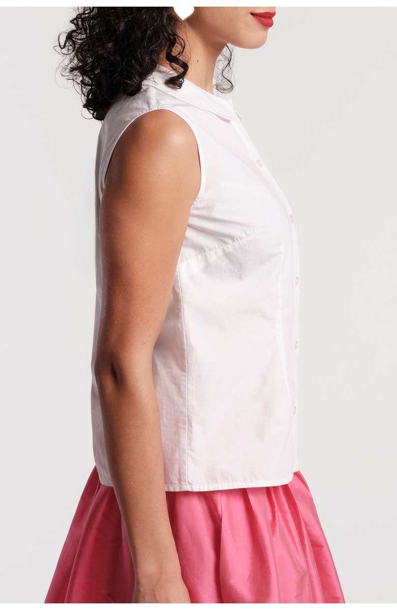 Frances Valentine Louise Heart Collar, Alternate, color, White