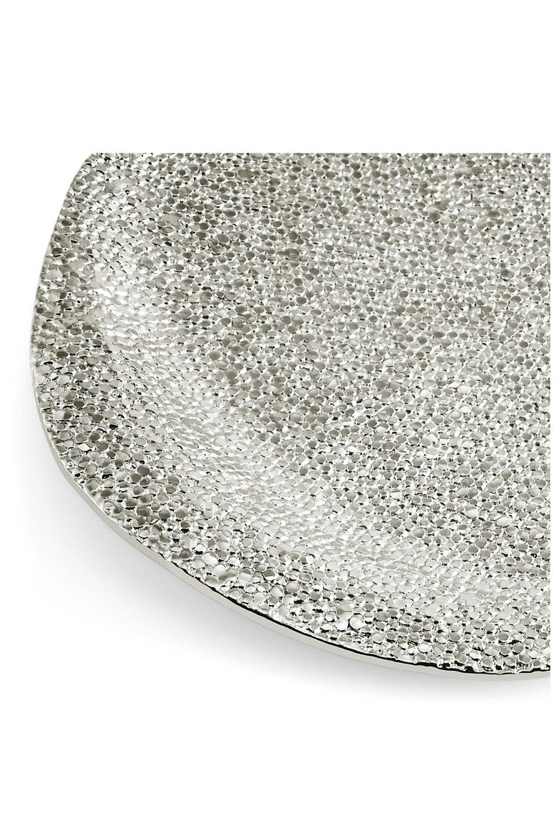 Shagreen Large Tray, Alternate, color, Silver