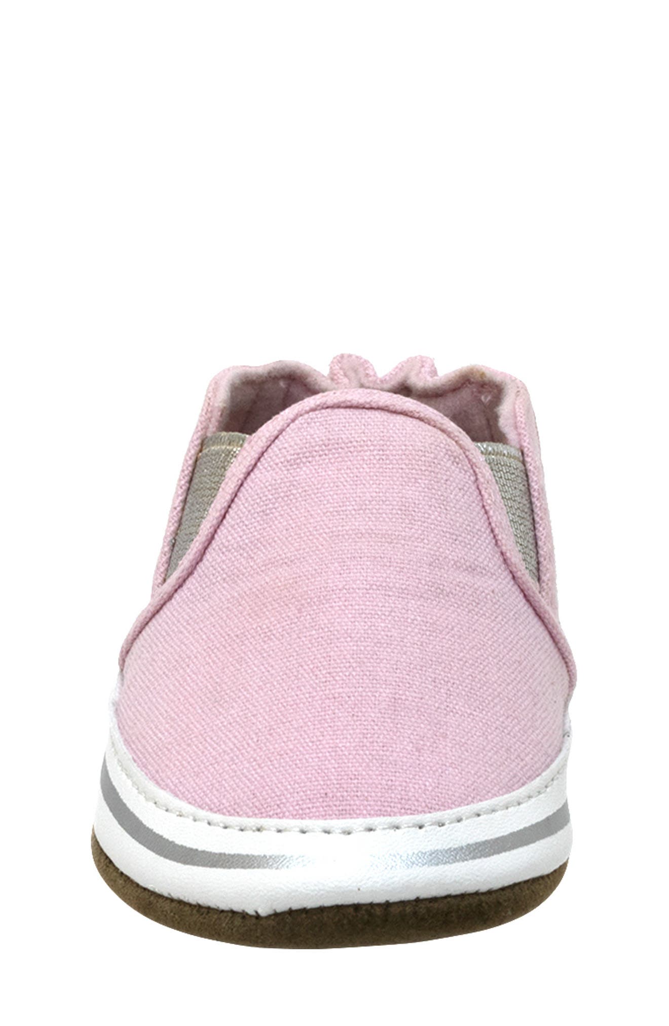 Robeez<sup>®</sup> Leah Crib Shoe, Alternate, color, Light Pink