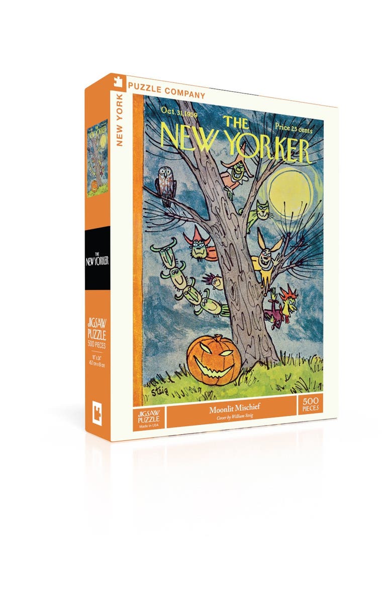 NEW YORK PUZZLE COMPANY Moonlit Mischief 500 Piece Puzzle, Main, color, NO COLOR