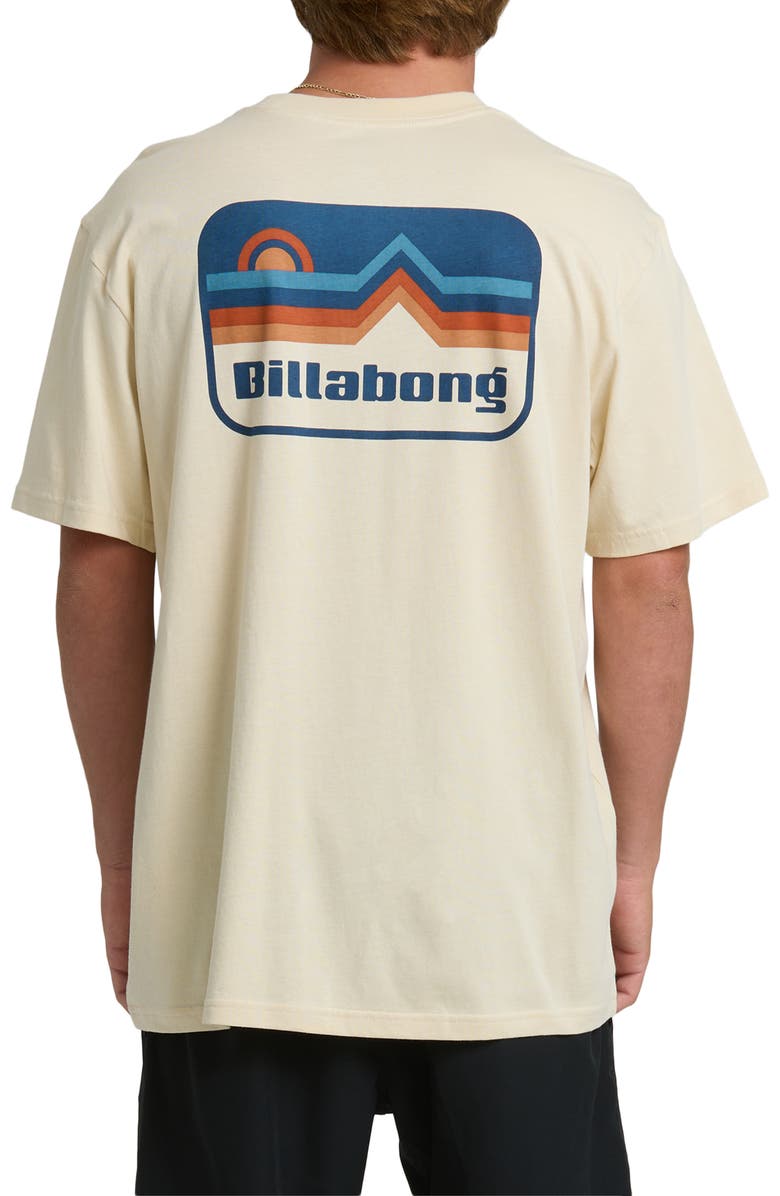 Billabong Range Organic Cotton Graphic T-Shirt, Alternate, color, Oatmeal
