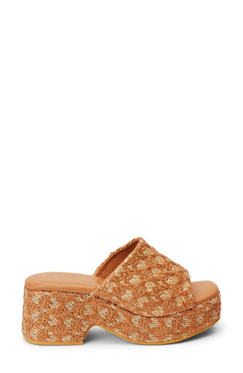 Beach By Matisse Cruz Platform Slide Sandal In Multi