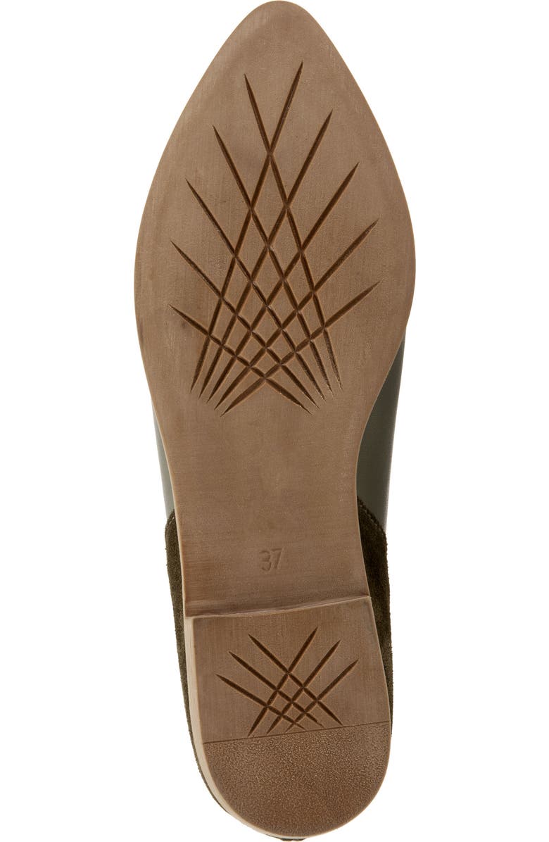 Bueno Beau Pointed Toe Loafer, Alternate, color, Dark Green