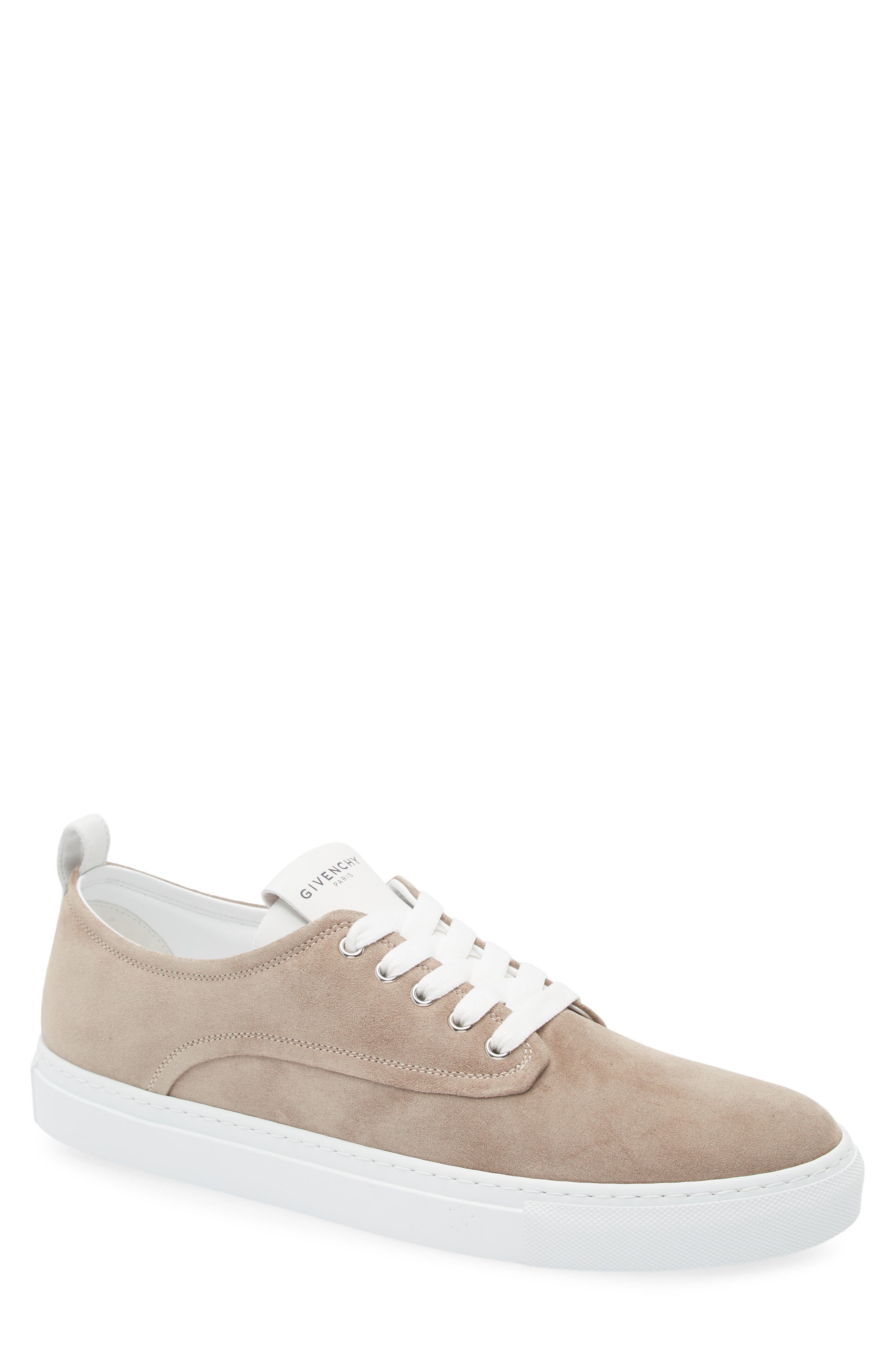 Givenchy New City Suede Sneaker, Main, color, Taupe