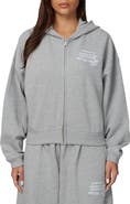 Good For Nothing Cropped Zipped Icarus Hoodie