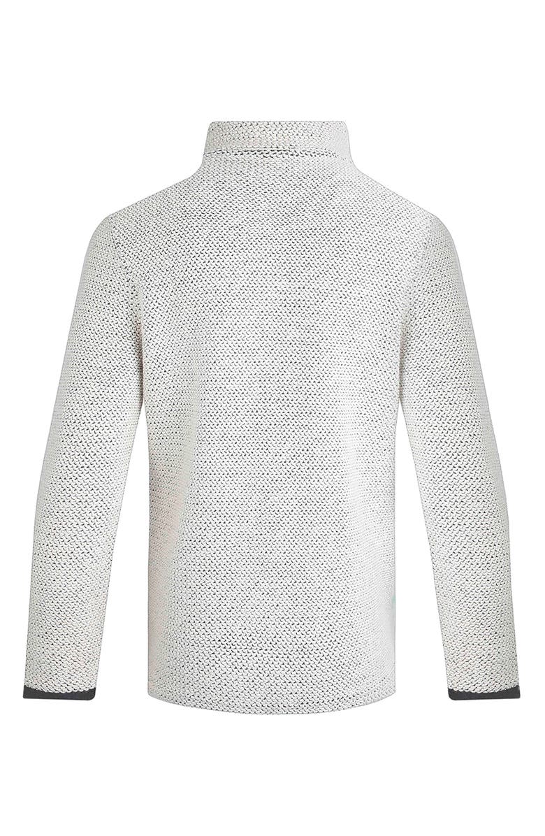 Weird Fish Cruiser 1/4 Zip Macaroni Sweatshirt, Alternate, color, Ecru