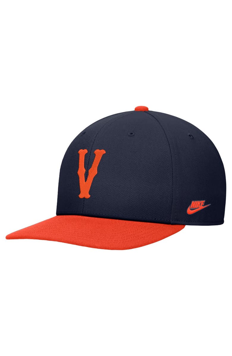 Nike Men's Nike Navy Virginia Cavaliers Vintage Snapback Hat, Main, color,