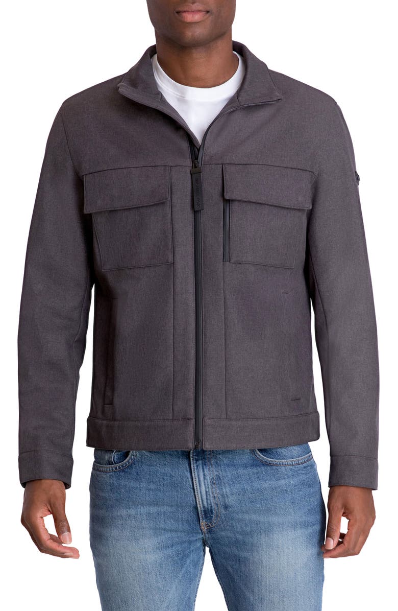 Michael Kors Hipster Water Resistant Softshell Jacket, Main, color, 