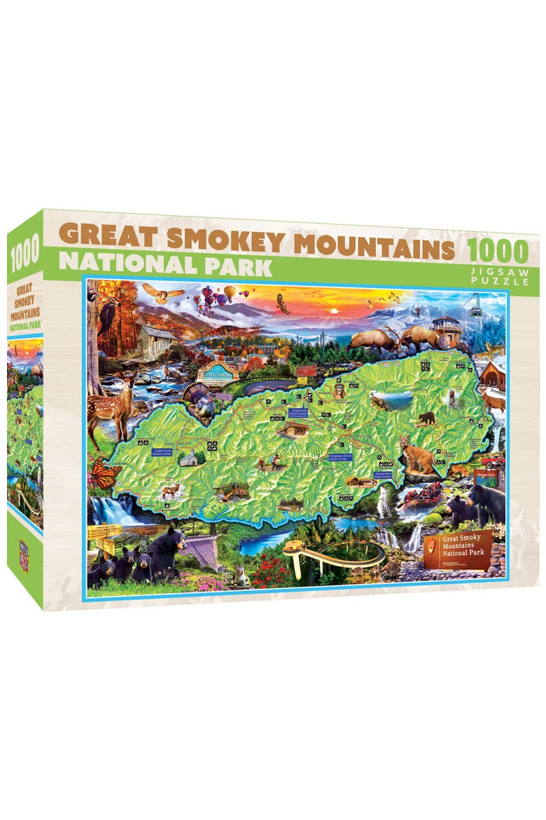 Great Smoky Mountains 1000 Piece Puzzle, Main, color, Multicolor