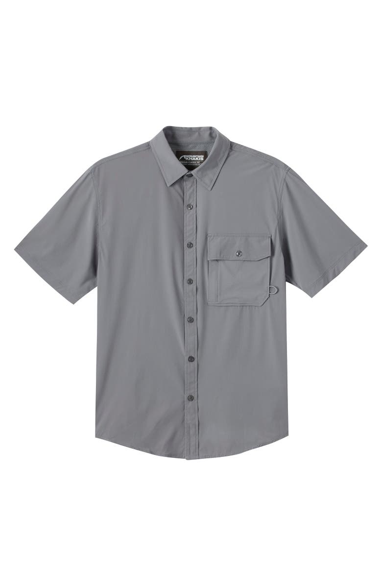 Mountain Khakis Rivers Short Sleeve Woven Shirt, Main, color, Gunmetal