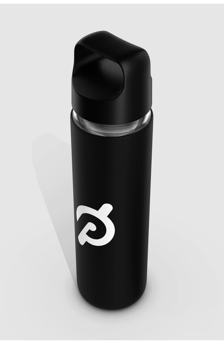 Peloton Glass Water Bottle, Alternate, color, Black