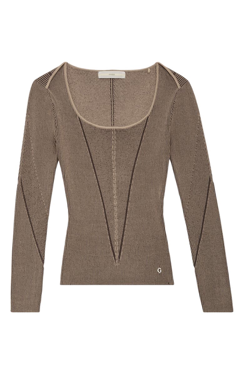 GUESS Blandine Corset Detail Sweater, Alternate, color, 