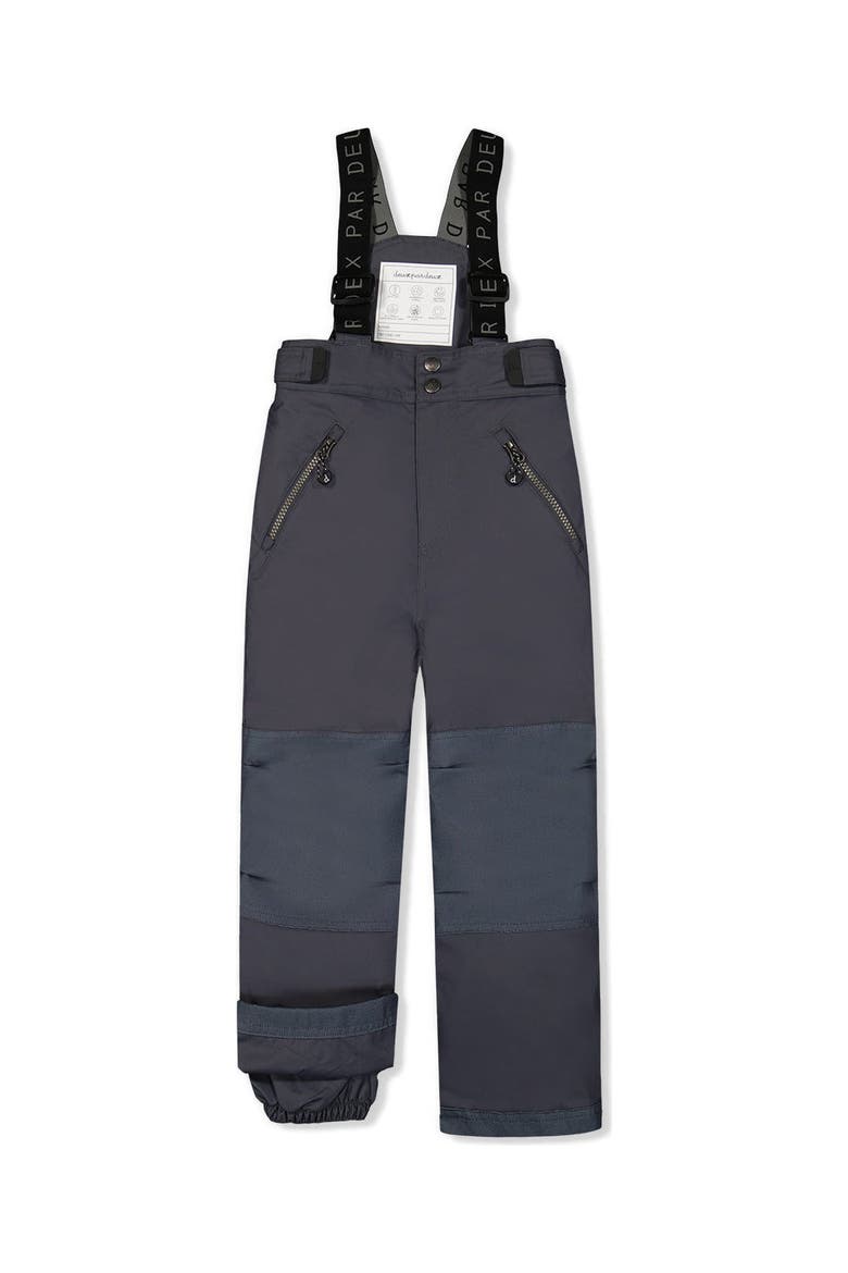 Play Cordura Reinforced Adjustable Suspenders Snow Pants, Main, color, Cool Dark Grey