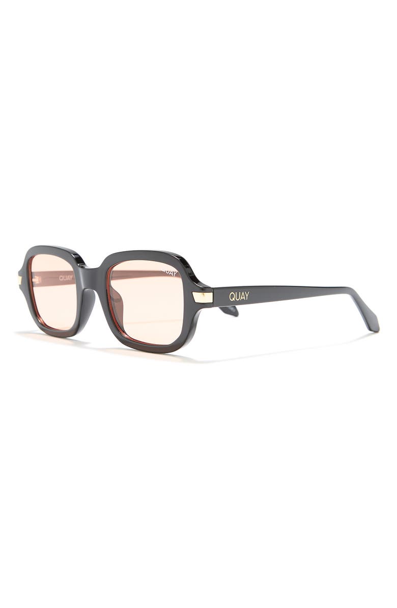 QUAY 38mm Demand Square Sunglasses, Alternate, color, 