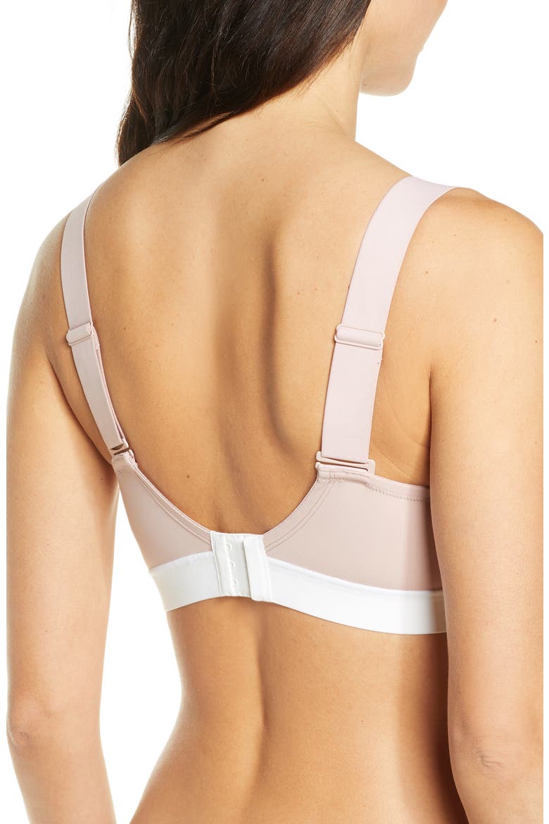 Dynamic Contour Underwire Sports Bra, Alternate, color, ROSE BEIGE/ WARM WHITE