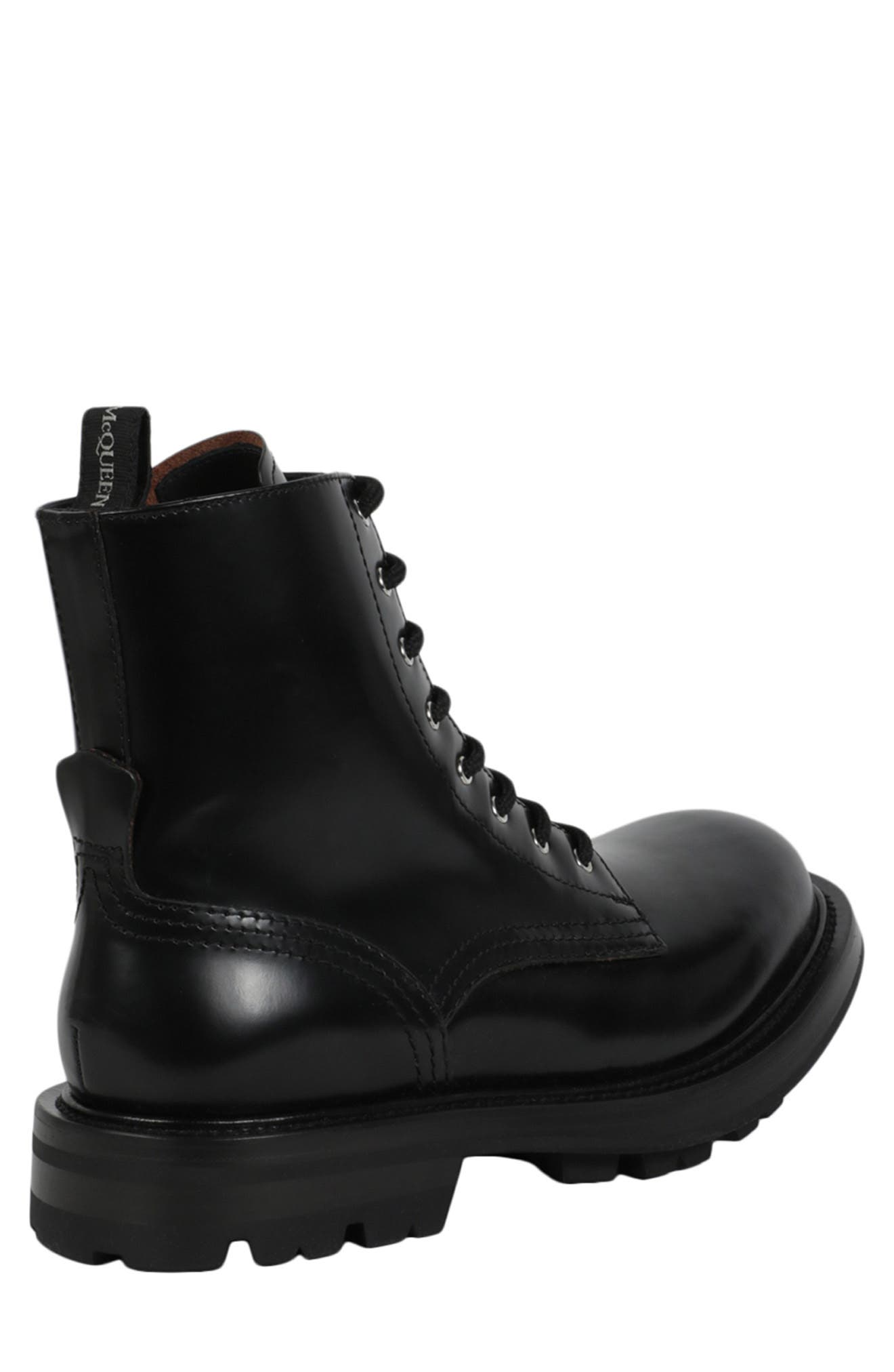 McQueen Combat Boot, Alternate, color, 
