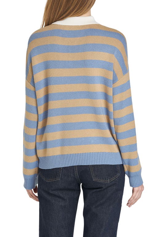 Wayf Logan Stripe Polo Sweater