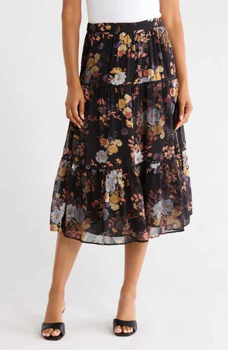 Tiered Maxi Skirt