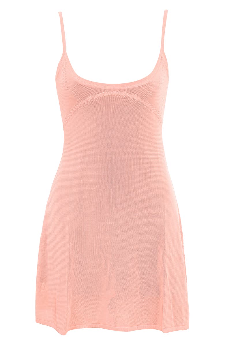 HOUSE OF CB Dionne Knit Babydoll Minidress, Alternate, color, 