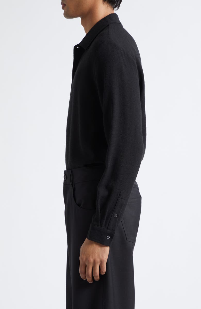 Séfr Sense Button-Up Shirt, Alternate, color, Black Crepe