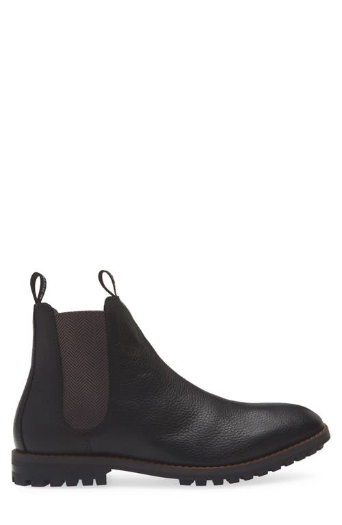 Steve Madden Fenton Lug Sole Chelsea Boot In Black