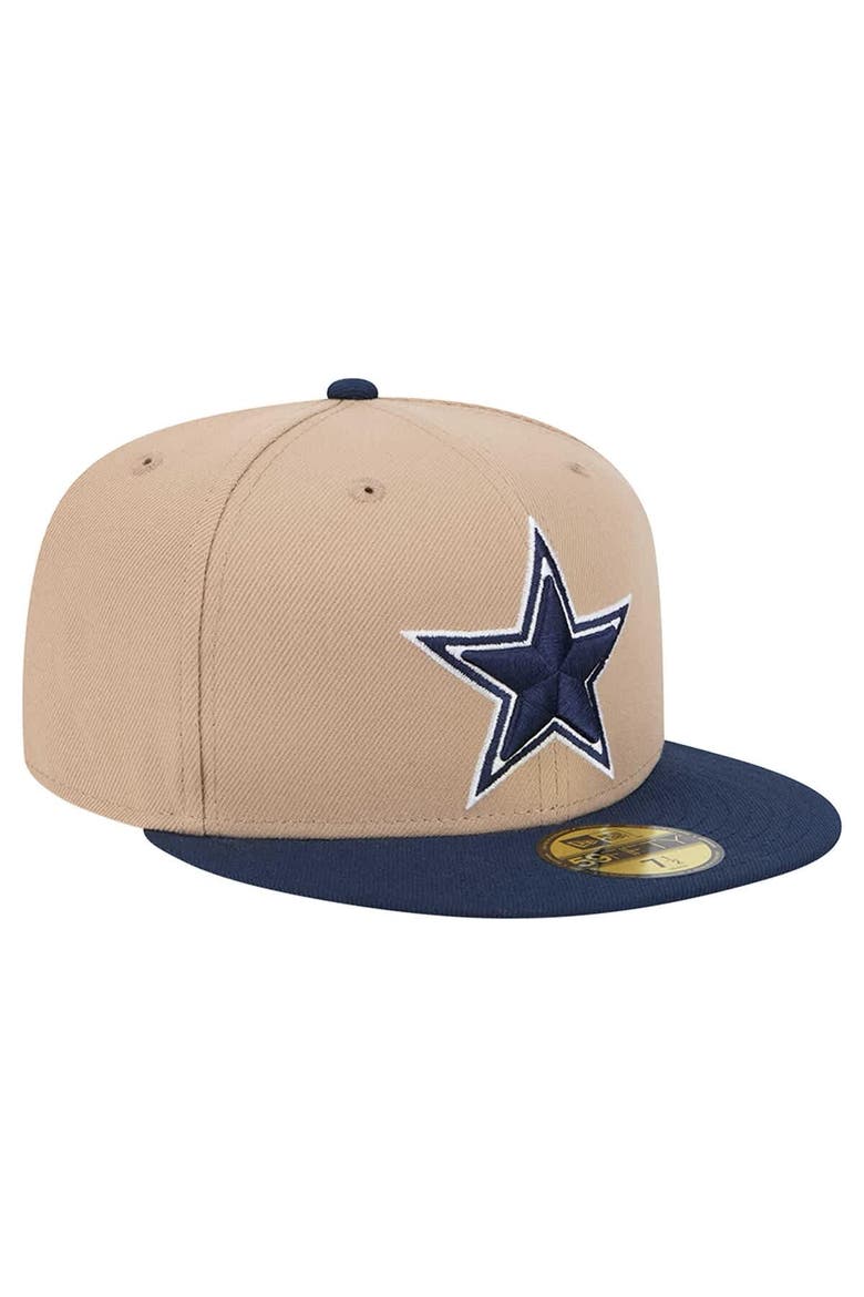 Men's New Era Tan Dallas Cowboys 59FIFTY Fitted Hat, Alternate, color, Tan