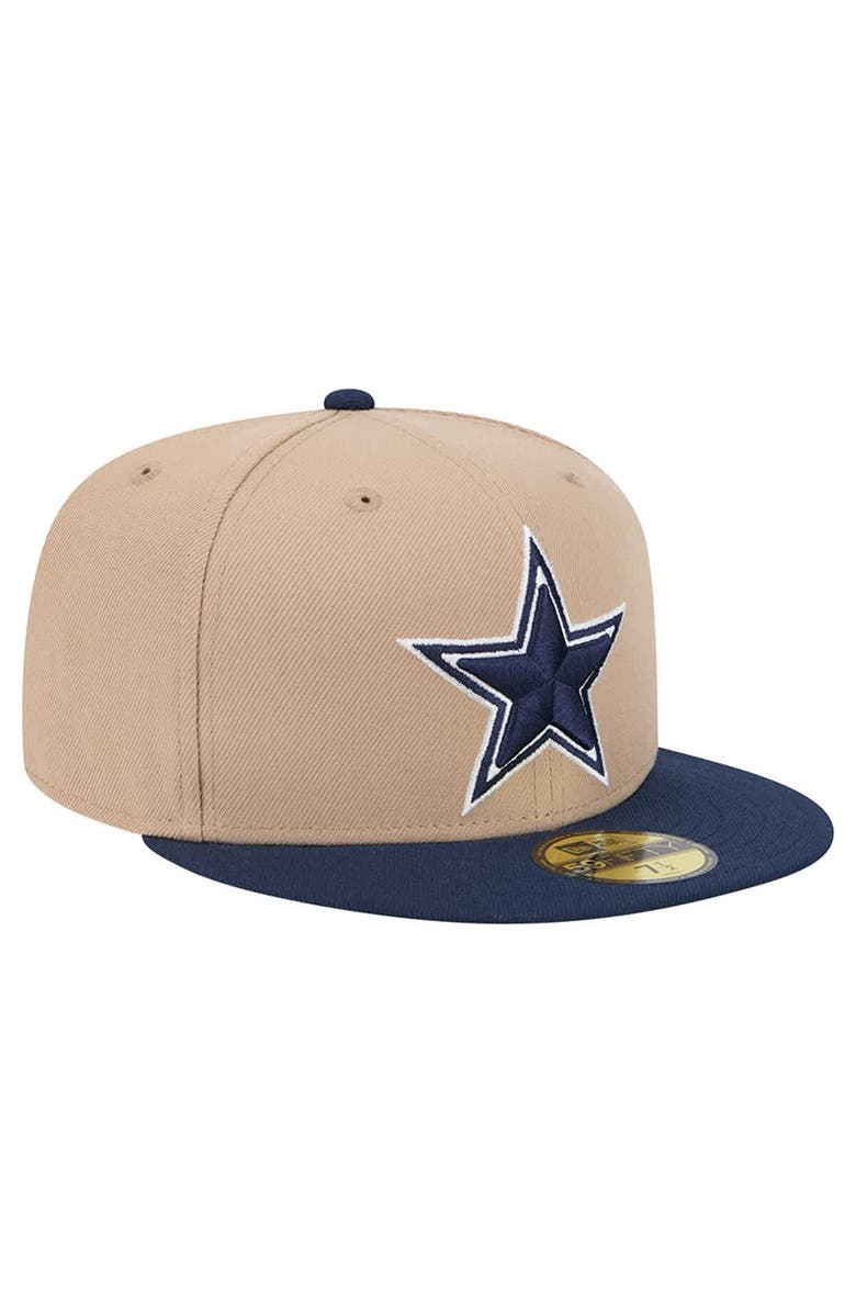 New Era Men's New Era Tan Dallas Cowboys 59FIFTY Fitted Hat, Alternate, color, Tan