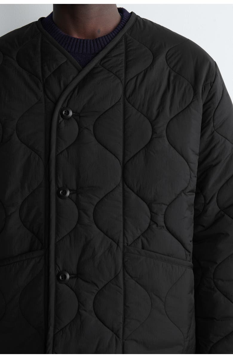 COS Reversible Quilted Jacket, Alternate, color, Black