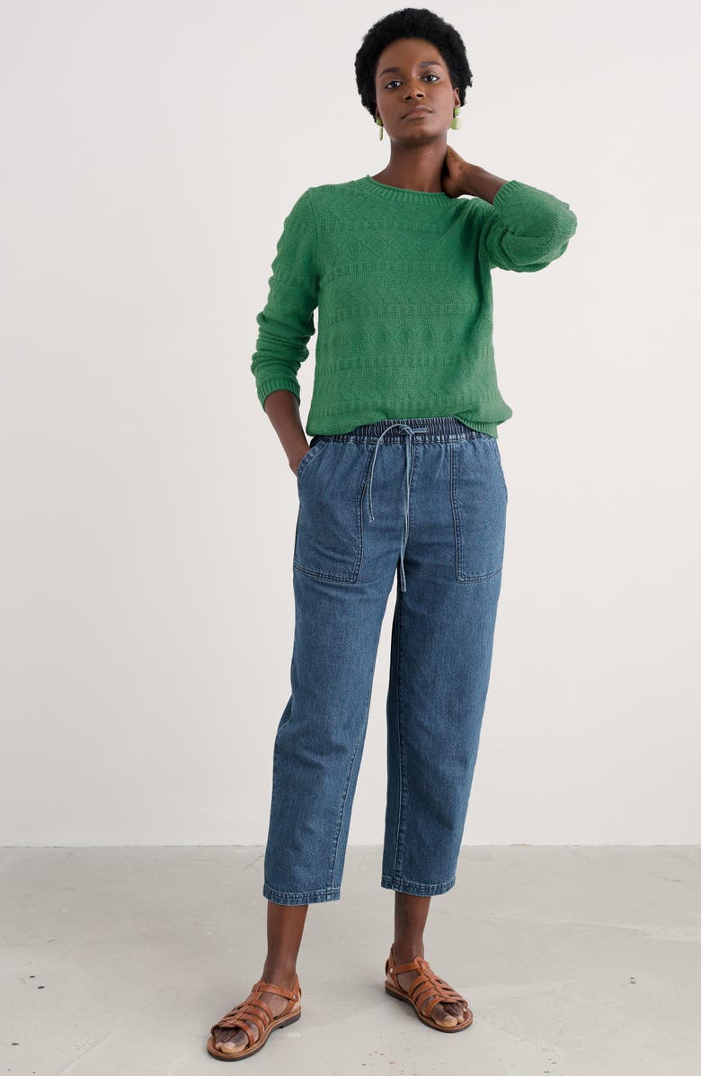 Seasalt Cornwall Kinter Organic Cotton Crewneck Sweater, Alternate, color,