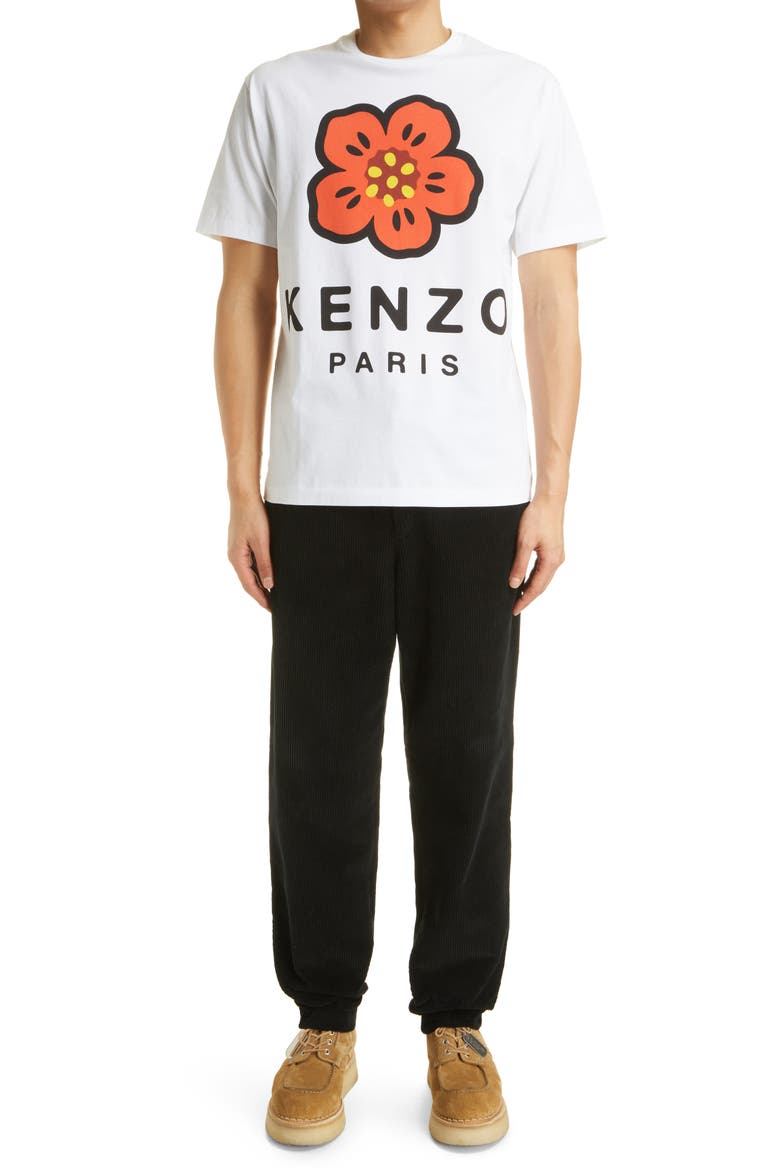 Boke Flower Graphic Tee, Alternate, color, WHITE