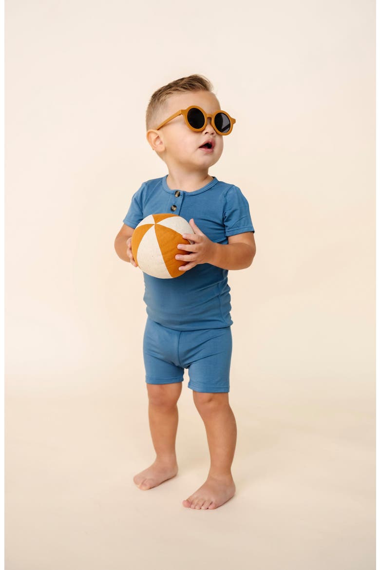 Print Henley & Shorts Set, Alternate, color, DEAN