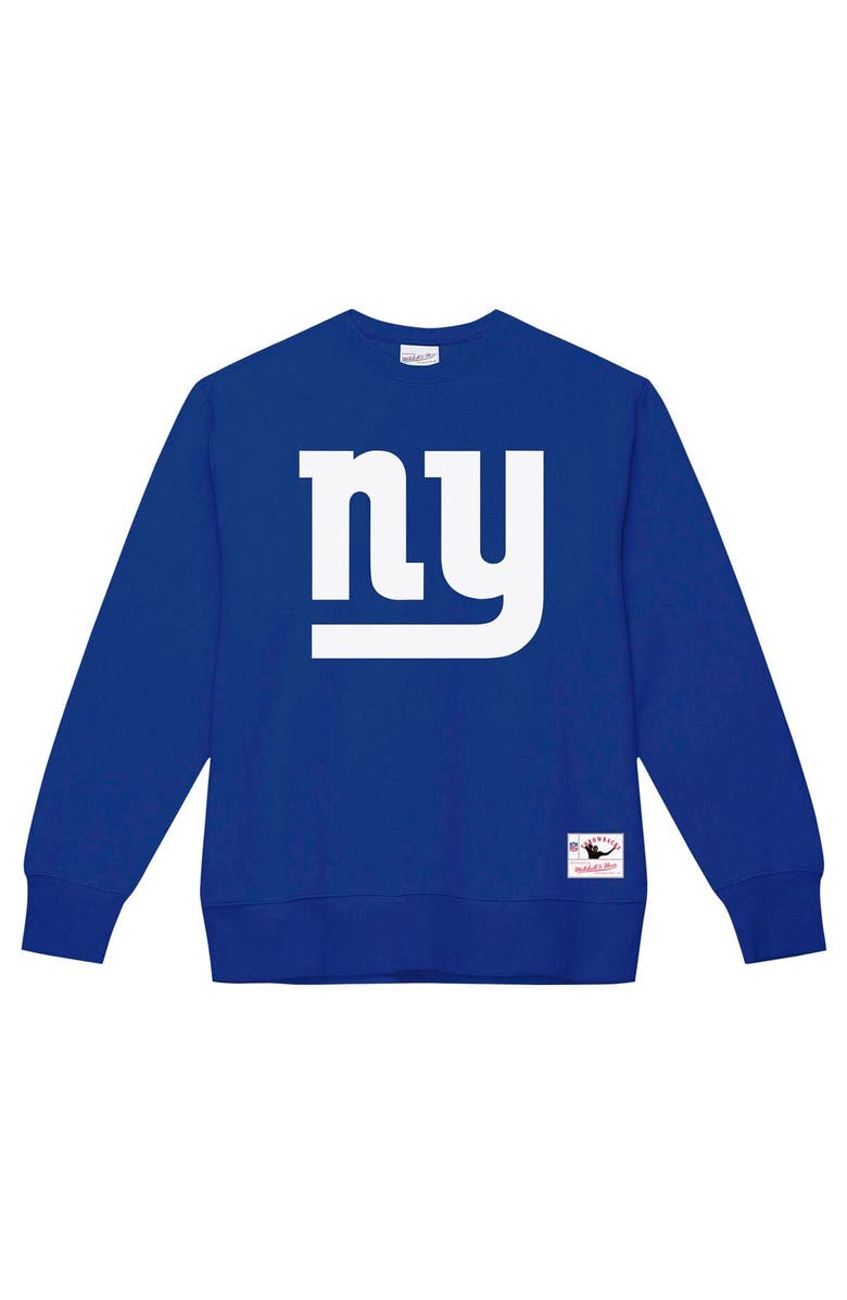 Mitchell & Ness Men's Mitchell & Ness Royal New York Giants Basic Fleece Pullover Sweatshirt, Alternate, color, 