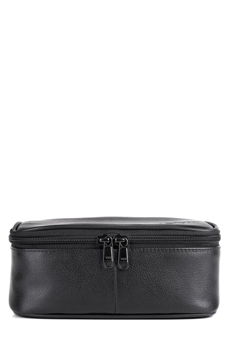 Mini Top Zip Travel Kit, Main, color, BLACK