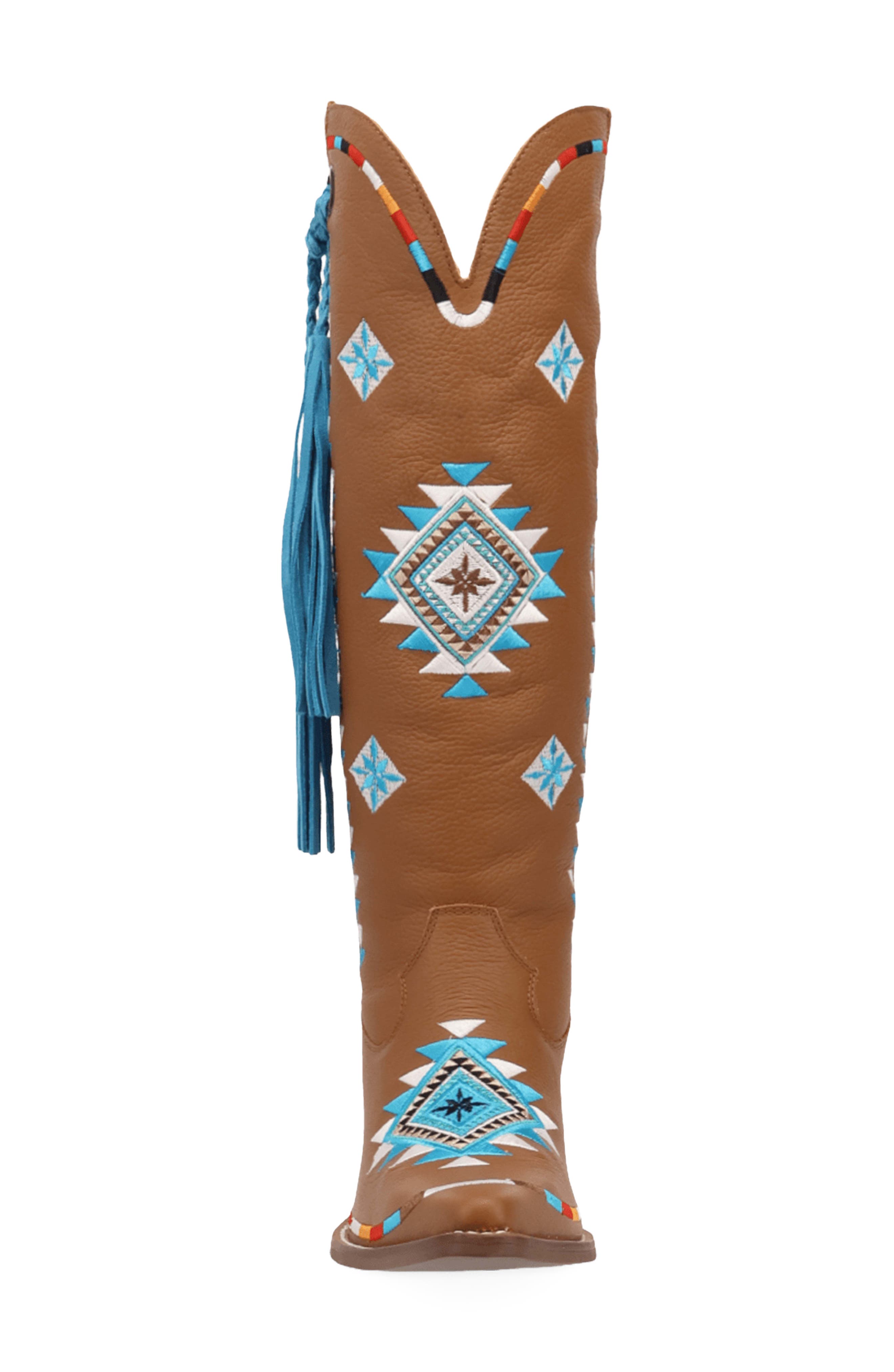 Dingo Terracotta Leather Western Boot (Women) | Nordstrom